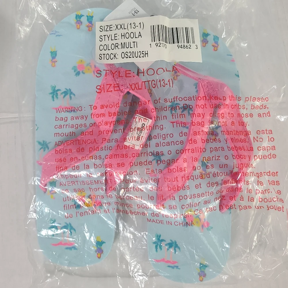 NWT Oshkosh Hula Flip Flops